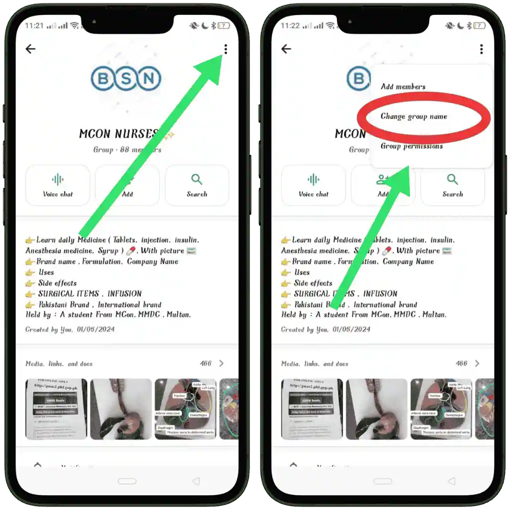 How to Change Group Name Step-2